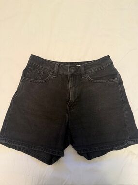 Divided Black High-Rise 4” Denim Shorts